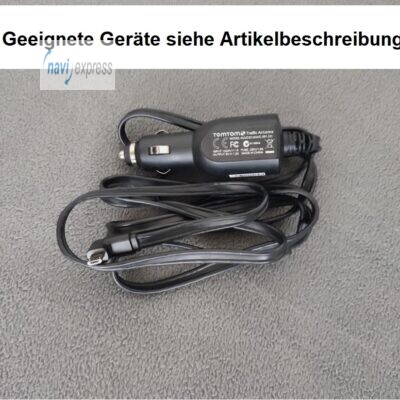 TomTom TMC Traffic Receiver Verkehrsfunkempfänger und Ladekabel 4UUC23 (Micro USB)
