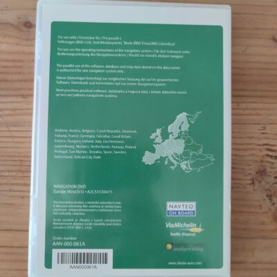 Skoda Navigation DVD Europa West V3 von 2008 für RNS Columbus