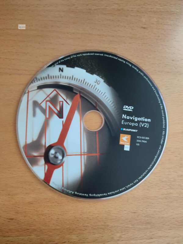 Navigations-DVD VX Europa V2 von 2004/2005 3C0051859