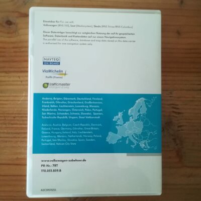 Volkswagen Navigation CY DVD Europa West V2 von 2007