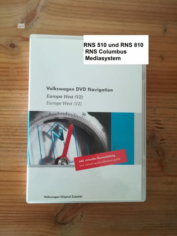 Volkswagen Navigation CY DVD Europa West V2 von 2007