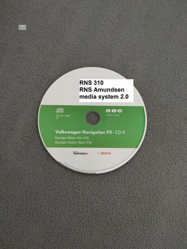 Volkswagen Navigation FX CD Tschechien Ungarn Slowakei V4 von 2012