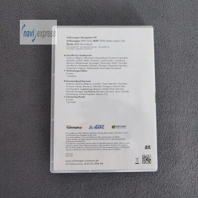 Volkswagen Navigation FX SD Karte Westeuropa (V9) von 2017 3C8051884DA