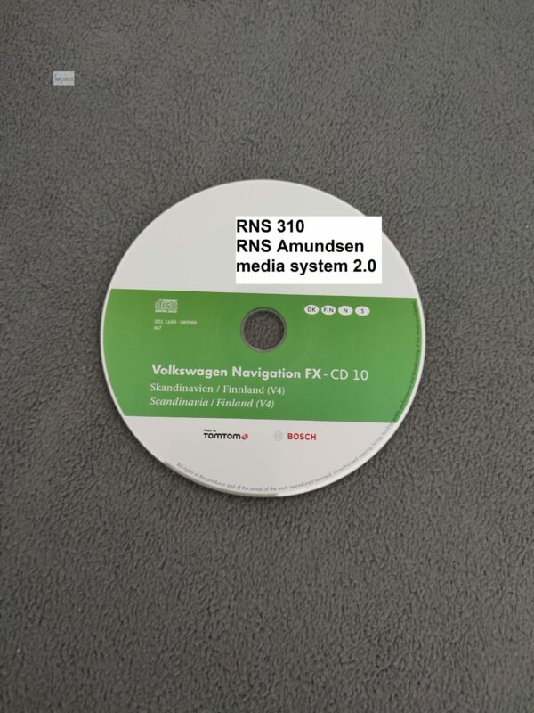 Volkswagen Navigation FX CD Skandinavien Dänemark Finnland Norwegen Schweden V4 von 2012