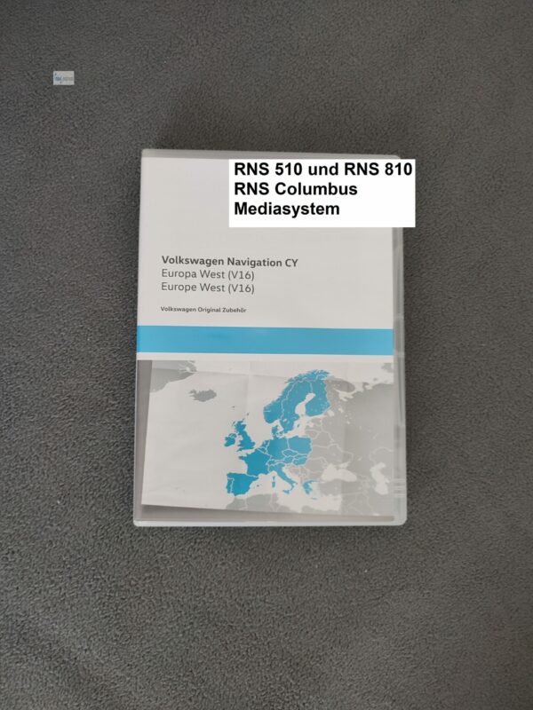 Volkswagen Navigation CY DVD Europa West V16 von 2019