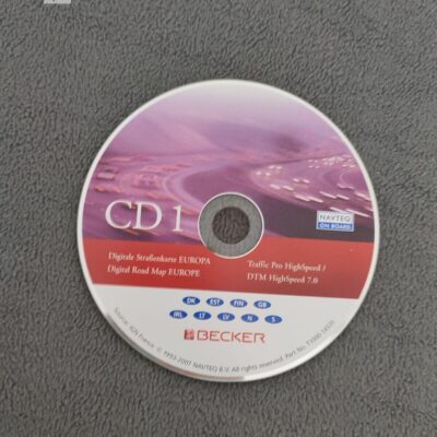 BECKER Navigations-CD Traffic Pro / DTM HIGHSPEED Skandinavien Great Britain Ireland 2007/2008 Version 7.0