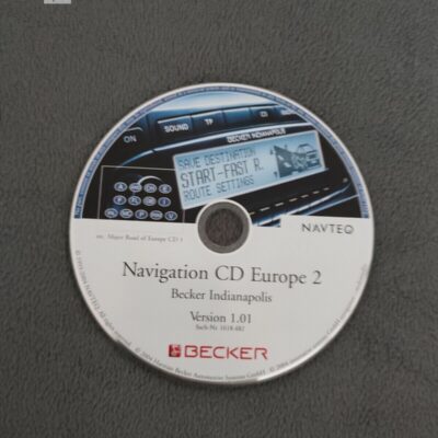 BECKER Navigations-CD Indianapolis (Pro) France Italia Espana Österreich Schweiz 2004 Version 1.01