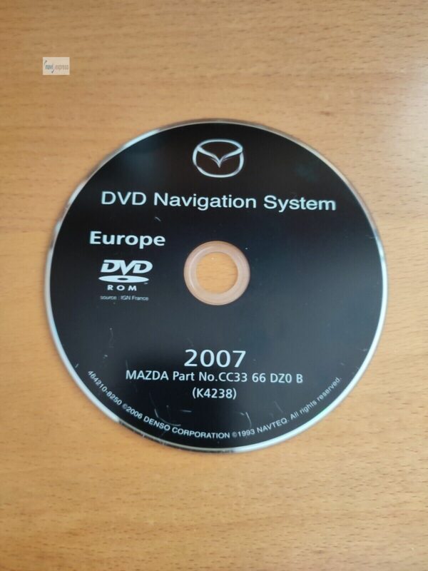 DVD Navigation Mazda DENSO Europa Deutschland 2007 CC3366DZ0B