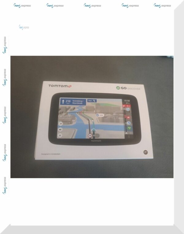 TomTom GO DISCOVER Europa 7 Zoll Navigationsgerät Lifetime Maps & Traffic & WiFi