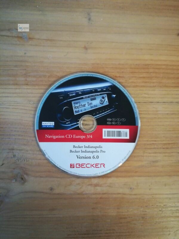 BECKER Navigations-CD Indianapolis (Pro) France Espana Portugal 2008 Version 6.0