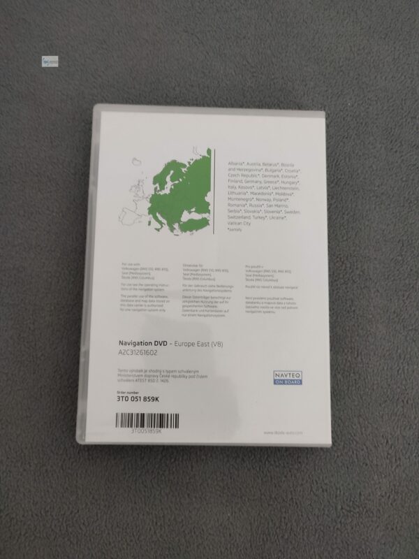 Skoda Navigation DVD Europa Ost V8 von 2011 für RNS Columbus - Image 2