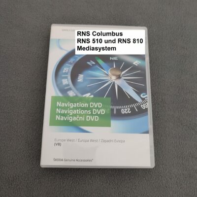 Skoda Navigation DVD Europa West V8 von 2011 für RNS Columbus