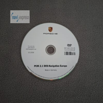 Porsche PCM 2.1 Navigations-DVD Europa 10.2006 997.642.255.05 7L5.919.859.AP