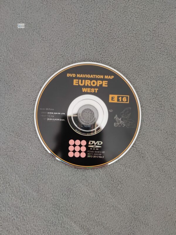 Toyota Navigations-DVD Europa West 2012/2013 für TNS600 und TNS700
