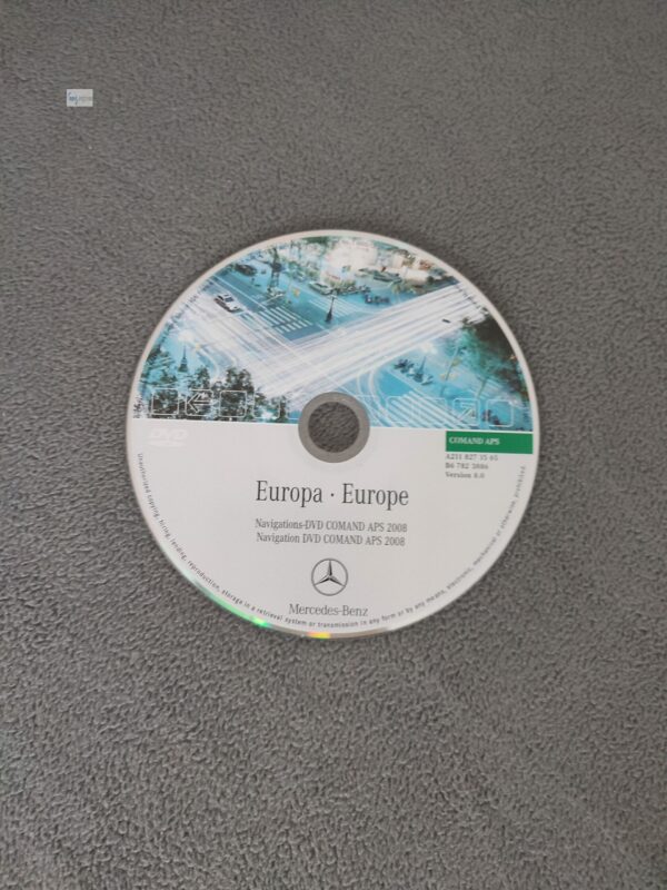 Mercedes Benz Navigations-DVD COMAND APS NTG1 Europa 2008 Version 8.0 Grün