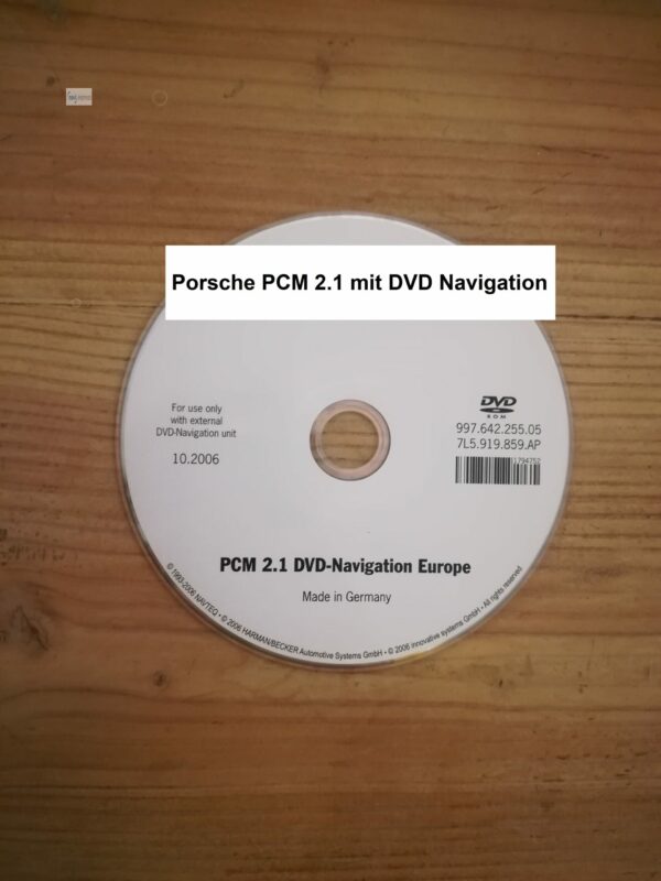 Porsche PCM 2.1 Navigations-DVD Europa 10.2006 997.642.255.05 7L5.919.859.AP
