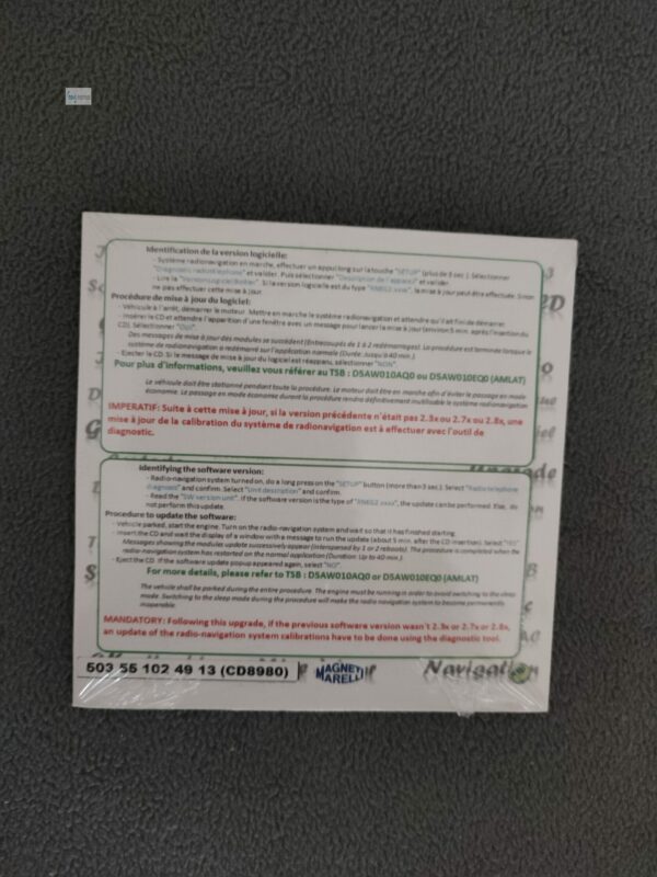 Software Update CD Version 2.86 für Citröen Peugeot RT6 eMyWay / WIP Nav+ – Bild 2