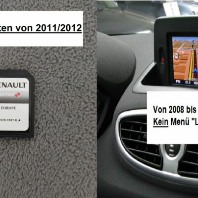 SD Karte Navigation Renault Carminat TomTom Europa 2011/2012