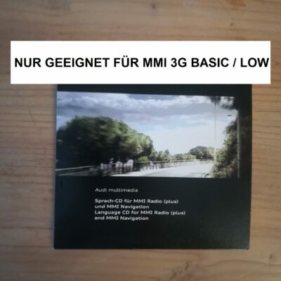 Original Audi Sprach-CD Language CD für MMI 3G Basic / Low 4G0919884E
