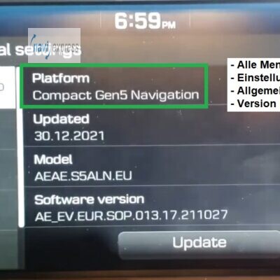SD Karte Navigation KIA OPTIMA MJ2017 INT 1.X Compact Gen5 Europa 2023/2024
