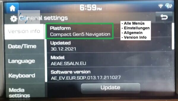 SD Karte Navigation KIA OPTIMA MJ2017 INT 1.X Compact Gen5 Europa 2023/2024 – Bild 2
