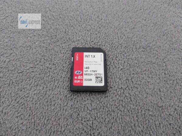 Navigation SD Karte Hyundai i40 2017-2019 INT 1.X Compact Gen5 Europa 2023/2024 96554-3Z751 32 GB