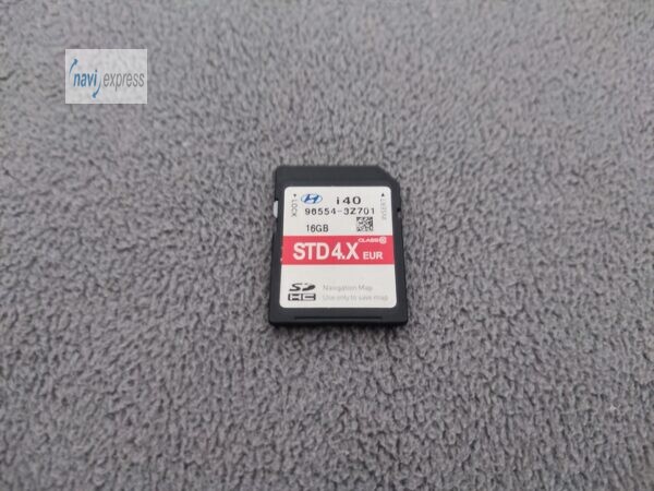 Original SD Karte Navigation Hyundai i40 2014-2017 STD4.X Standard Class Gen4 Europa 2020 96554-3Z701 16 GB