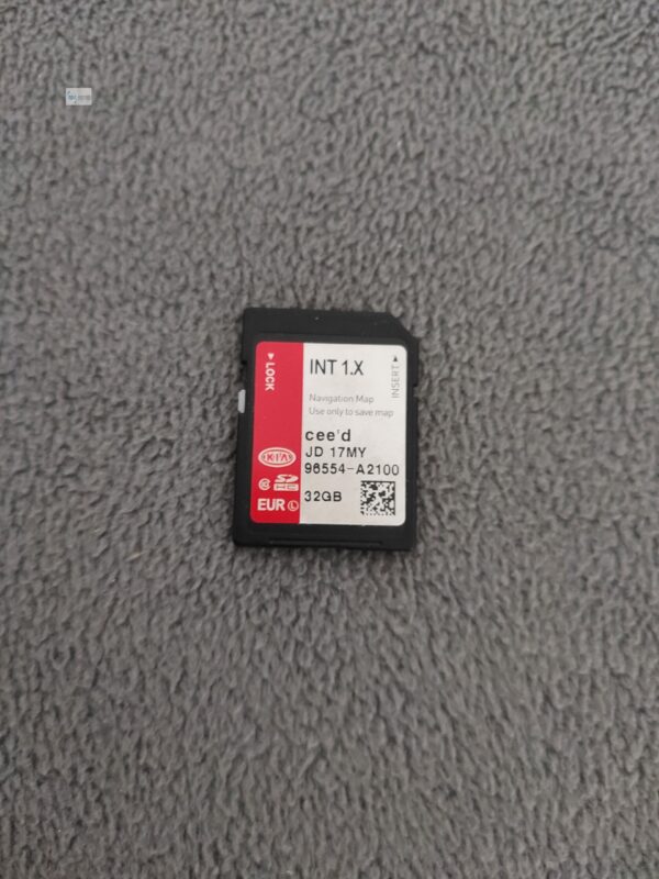 Original SD Karte Navigation KIA CEED MJ2017 INT 1.X Compact Gen5 Europa 2024 96554-A2100 32 GB