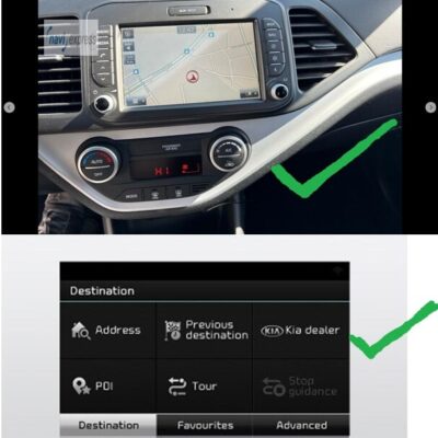 Original SD Karte Navigation KIA MORNING PICANTO Compact 2.X Standard Gen2 Europa 2023/2024 96554-1Y701