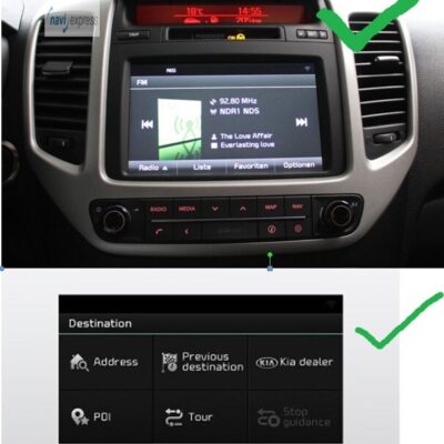 Original SD Karte Navigation KIA VENGA Compact 2.X Standard Gen2 Europa 2023/2024 96554-1P003 16 GB