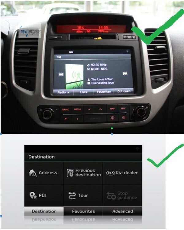 Original SD Karte Navigation KIA VENGA Compact 2.X Standard Gen2 Europa 2023/2024 96554-1P003 16 GB - Image 2