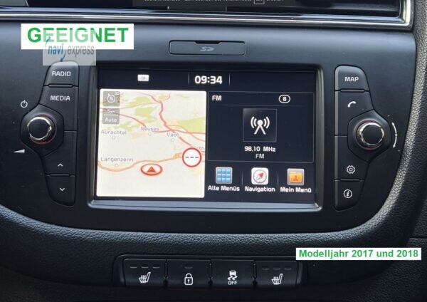 SD Karte Navigation KIA CEED MJ2017+2018 INT 1.X Compact Gen5 Europa 2023/2024 – Bild 4