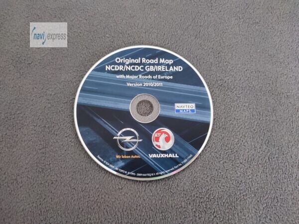 Opel Vauxhall NCDR NCDC Navigation CD Great Britain & Ireland 2010/2011 Final Update