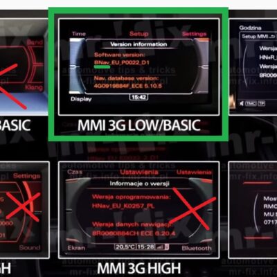 Original Audi Sprach-CD Language CD für MMI 3G Basic / Low 4G0919884E