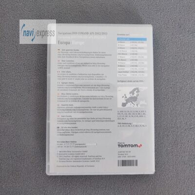 Mercedes-Benz Navigation DVD COMAND APS NTG2 Europa 2012/2013 Version 14.0 A1698278359