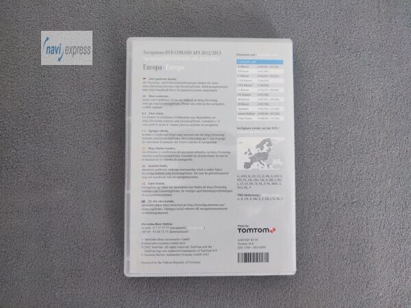 Mercedes-Benz Navigation DVD COMAND APS NTG2 Europa 2012/2013 Version 14.0 A1698278359 - Image 2