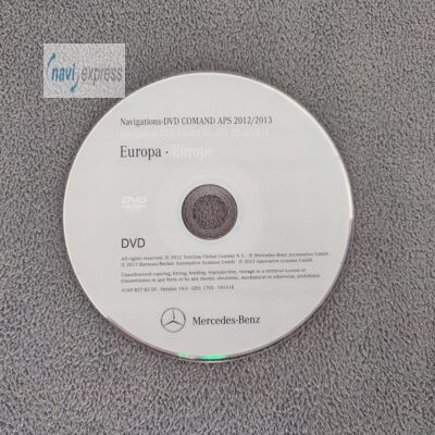 Mercedes-Benz Navigation DVD COMAND APS NTG2 Europa 2012/2013