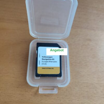 Original Volkswagen Navigation AS SD Karte 32 GB Europa Aftersales V13 von 2021/2022 für Discover Media 2 5NA919866BG
