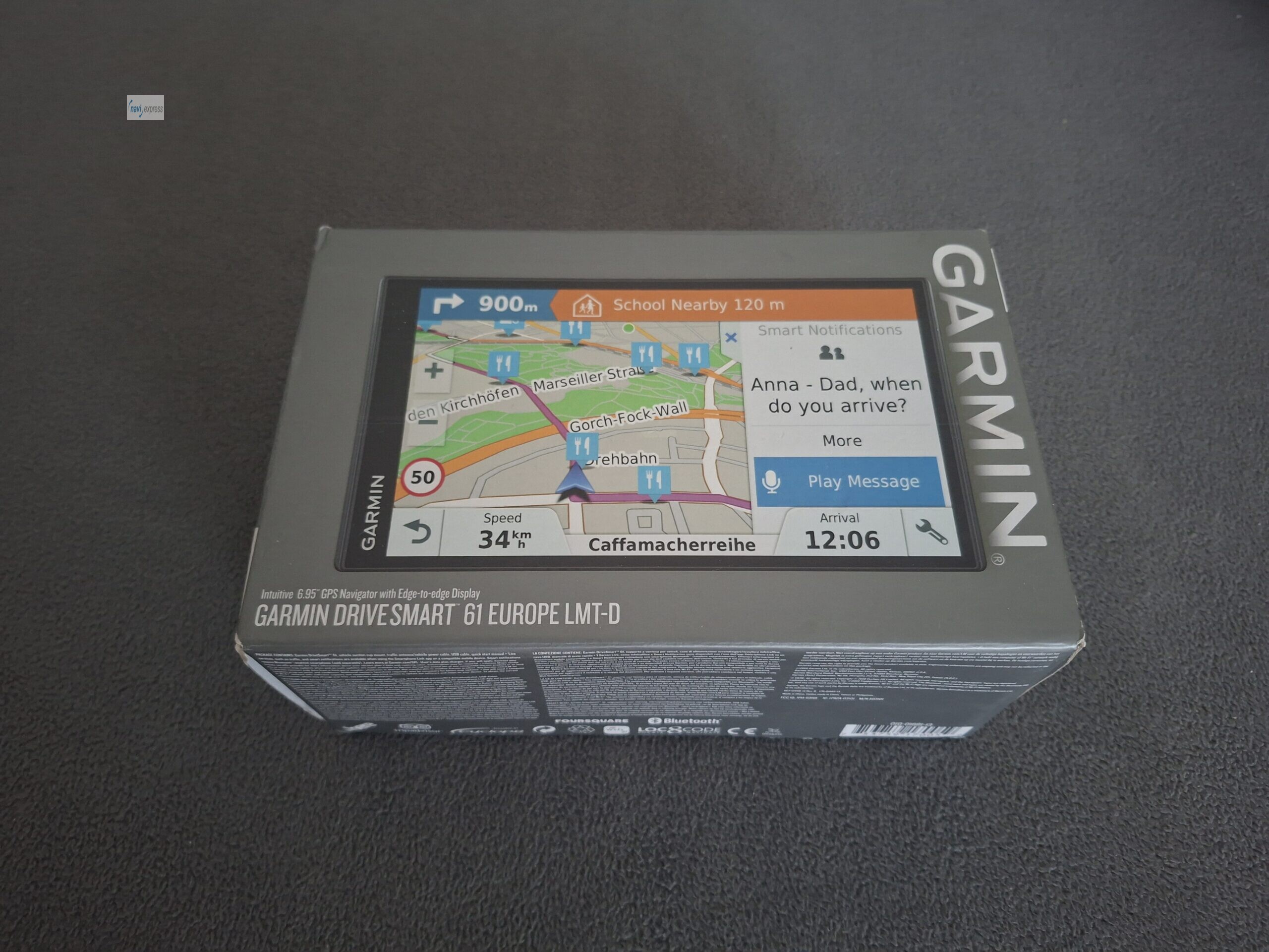 Garmin DriveSmart 61 LMT-D 6,95 Zoll PKW Navi Europa Maps & Digital Traffic & WLAN