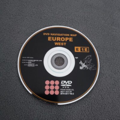 Toyota Navigations-DVD für TNS600 und TNS700 Europa West 2016/2017 Ver.2