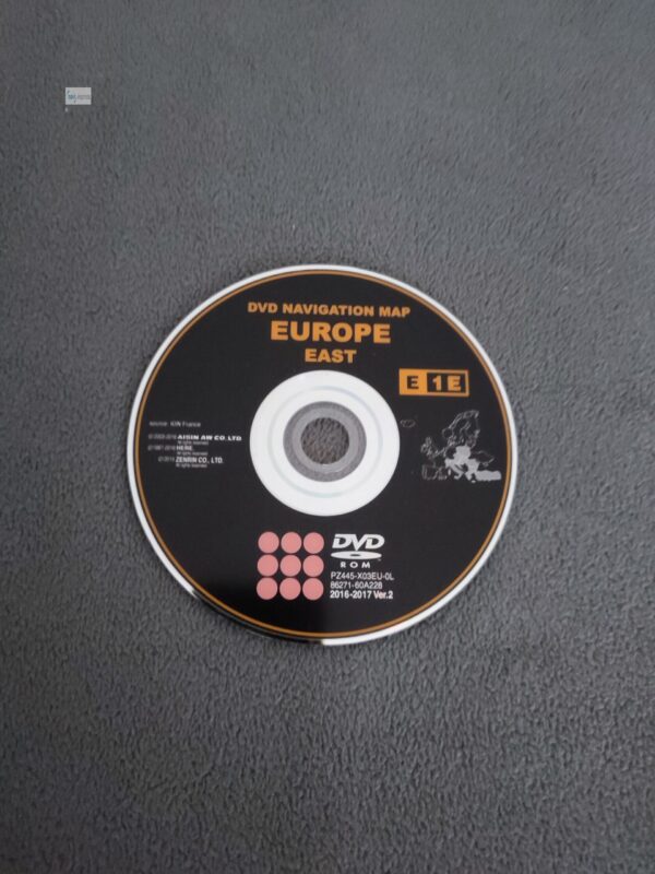 Toyota Navigations-DVD für TNS600 und TNS700 Europa Ost 2016/2017 Ver.2