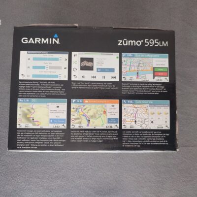 Garmin ZUMO 595 LM 5 Zoll Motorrad Navi Europa Maps & Live Traffic per Smartphone