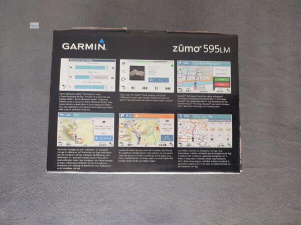 Garmin ZUMO 595 LM 5 Zoll Motorrad Navi Europa Maps & Live Traffic per Smartphone - Image 2