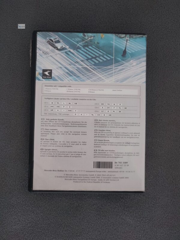 Mercedes-Benz Navigations-CD Set Audio 50 APS NTG2 Deutschland und Europa 2005/2006 Version 6.0 A1698272559 - Image 3