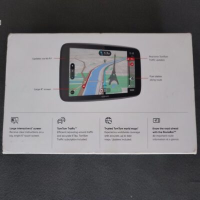TomTom GO NAVIGATOR 6 Zoll Navigationsgerät Lifetime Europa & Welt Maps & Traffic & WiFi WLAN