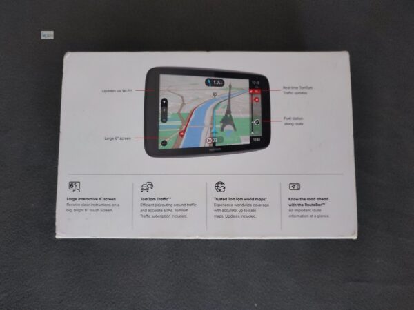 TomTom GO NAVIGATOR 6 Zoll Navigationsgerät Lifetime Europa & Welt Maps & Traffic & WiFi WLAN – Bild 2