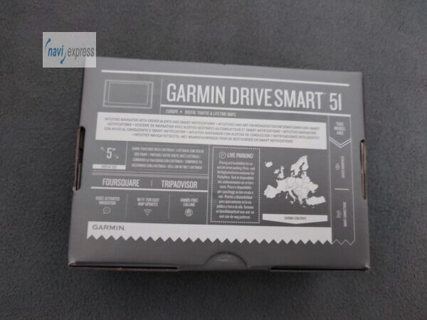Garmin DriveSmart 51 LMT-D 5 Zoll PKW Navi Europa Lifetime Maps & Digital Traffic & WLAN - Image 2