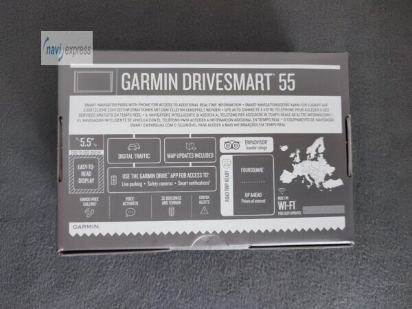 Garmin DriveSmart 55 MT-D 5,5 Zoll PKW Navi Europa Maps & Digital Traffic & WLAN - Image 2