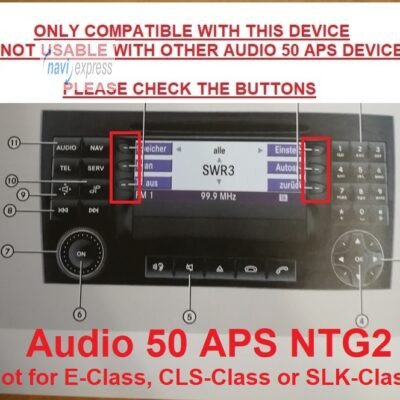Navi CD Set Mercedes-Benz Audio 50 APS NTG2 Deutschland Europa 2006/2007