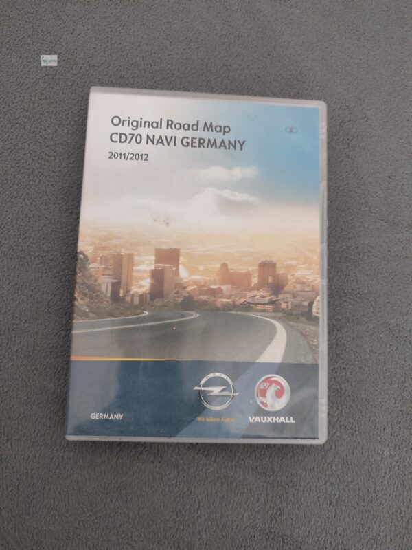 OPEL CD70 Navigations-CD Deutschland + Hauptstraßen Westeuropa 2011/2012